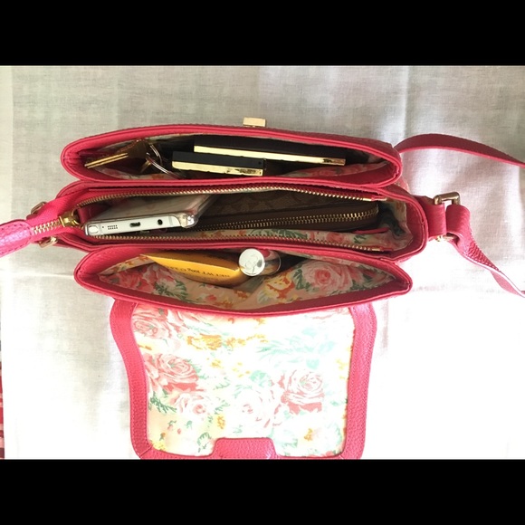 Vintage floral print leather bag “as known as de base”Japanese brand - Picture 5 of 7